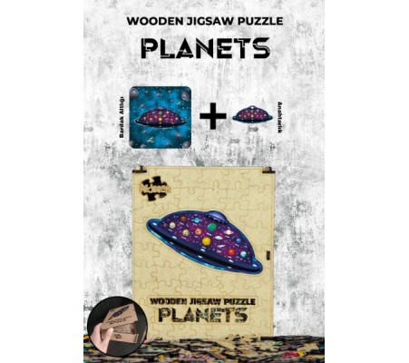 Ahşap Puzzle - Planets (97 parça)