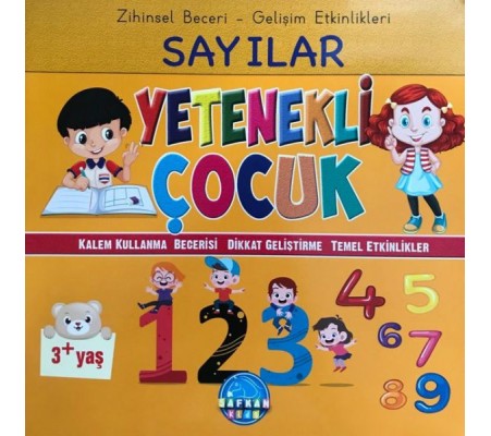 Zihinsel Beceri Gelişim Etkinlikleri Sayılar Yetenekli Çocuk 3+