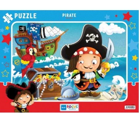 Blue Focus Pirate (Korsan) - Puzzle 72 Parça