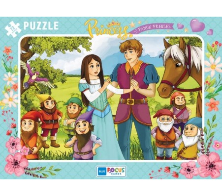 Blue Focus Princess Pamuk Prenses - Puzzle 72 Parça