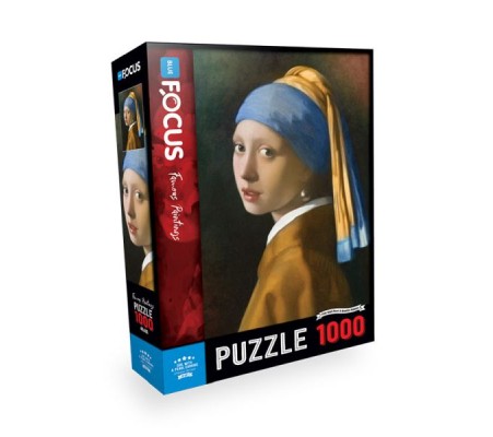 Blue Focus Puzzle İnci Küpeli Kız 1000 Parça