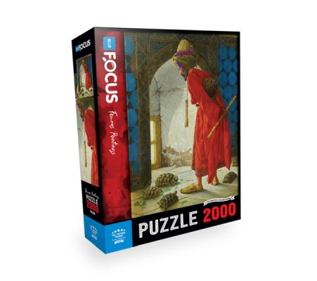 Blue Focus The Tortoise Trainer (Kaplumbağa Terbiyecisi) - Puzzle 2000 Parça