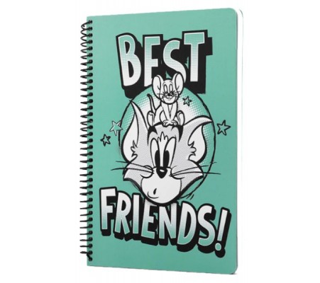 Tom And Jerry Best Friends Spiralli Defter Yeşil