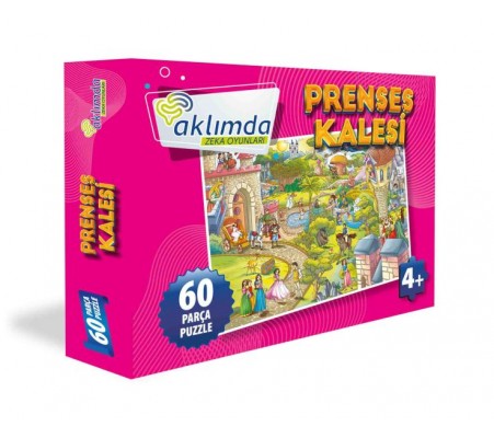 60 Parça Puzzle Prenses Kalesi