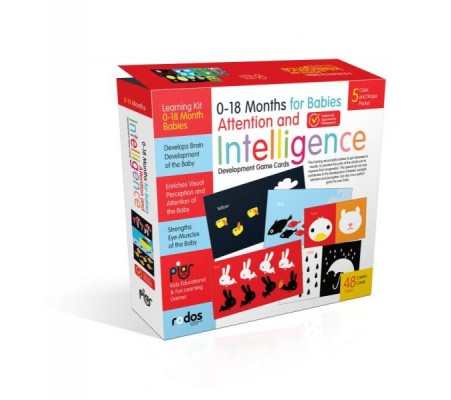 0-18 Month for Babies Attention and Intelligence Development Game Cards