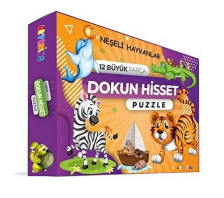 Neşeli Hayvanlar - Dokun Ve Hisset Puzzle