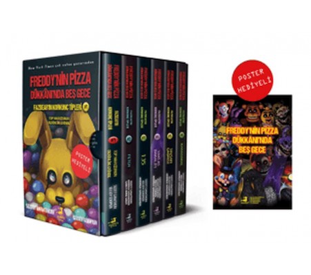 Fazbear’ın Korkunç Tipleri Serisi 6 Kitap - Poster Hediyeli