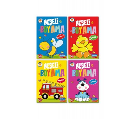 Neşeli Boyama 10 Set +1 Set (44 Kitap)