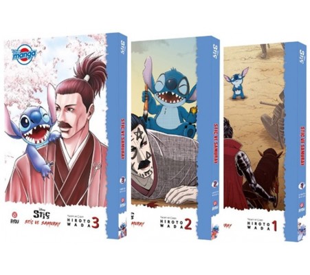 Disney Stiç ve Samuray 1-2-3 Kitap Set