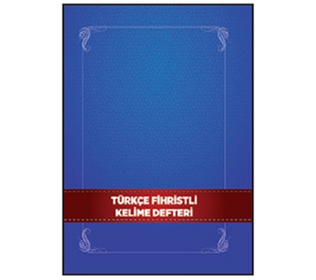 Türkçe Fihristli Kelime Defteri