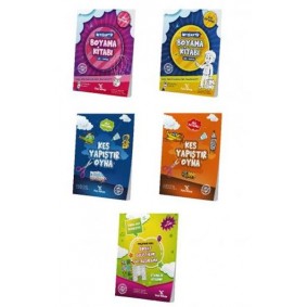 Okul Öncesi Etkinlik Seti 4-6 Yaş  (5 Kitap)