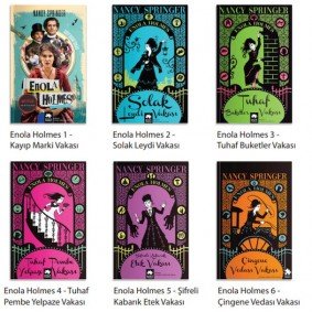 Enola Holmes 6 Kitap Set Enola Holmes 6 Kitap Set