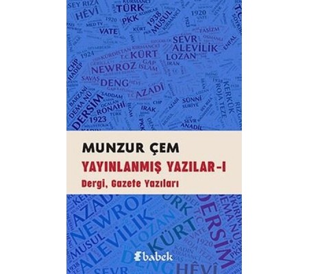 Yayınlanmış Yazılar -1