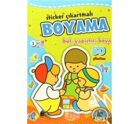 Sticker Çıkartmalı Boyama (6 Kitap Takım)