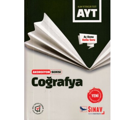 Sınav AYT Coğrafya Akordiyon Serisi (Yeni)