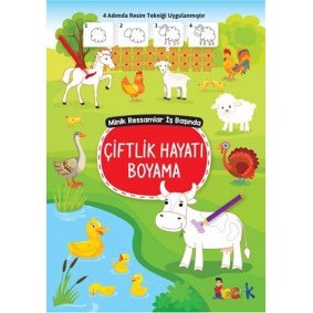 Çiftlik Hayatı Boyama - Minik Ressamlar İş Başında
