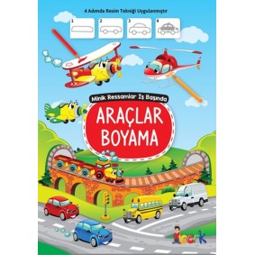 Araçlar Boyama - Minik Ressamlar İş Başında