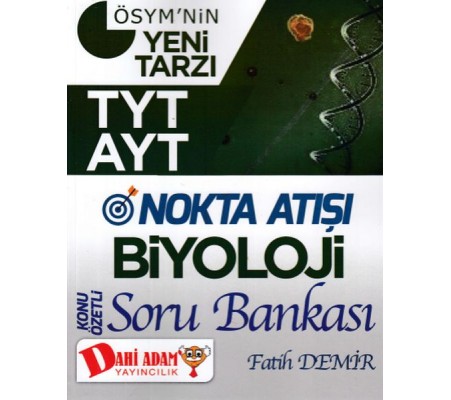 Dahi Adam TYT AYT Nokta Atışı Biyoloji Soru Bankası (Yeni)