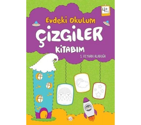 Evdeki Okulum Çizgiler Kitabım 4+Yaş