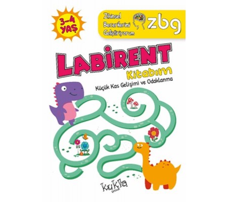 ZBG 3-4 Yaş Labirent Kitabım