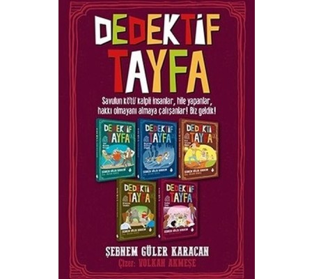 Dedektif Tayfa Seti - 5 Kitap Takım