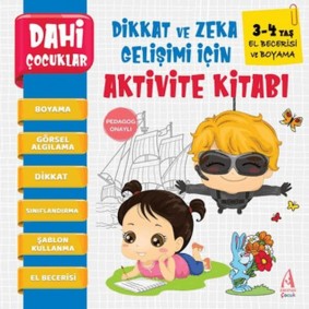 Dahi Çocuklar El Berecerisi Ve Boyama Dikkat ve Zeka Gelişimi İçin Aktivite Kitabı (3-4 Yaş) Dahi Çocuklar El Berecerisi Ve Boyama Dikkat ve Zeka Gelişimi İçin Aktivite Kitabı (3-4 Yaş)