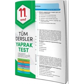 11. Sınıf Tüm Dersler Yaprak Test