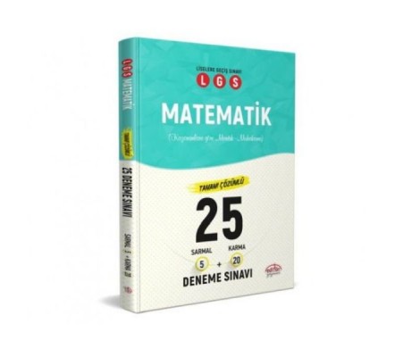 Editör LGS Matematik 25 Deneme Sınavı