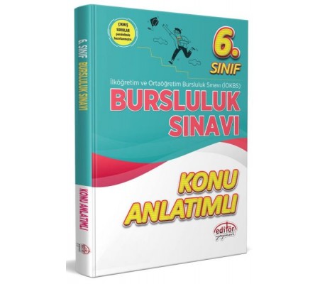 Editör 6.Sınıf İokbs Bursluluk Sınavı Konu Anlatımlı