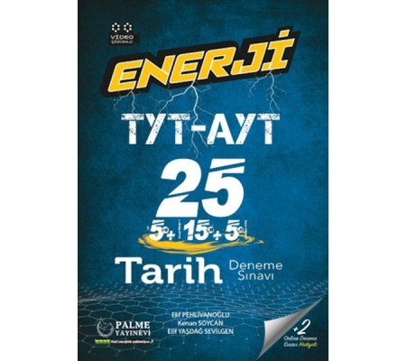 Palme Enerji Tyt-Ayt Tarih 25 Deneme Sınavı