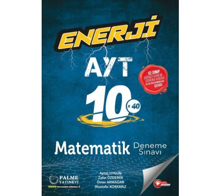 Palme Enerji Ayt Matematik 10  Deneme Sınavı