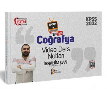 İsem Yayıncılık 2022 İsem TV KPSS Genel Kültür Coğrafya Video Ders Notu