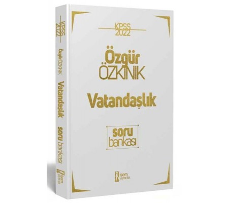 İsem Yayıncılık 2022 KPSS Vatandaşlık Soru Bankası