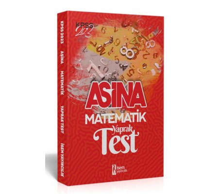 İsem Yayıncılık 2023 KPSS Lisans Aşina Matematik Çek Kopar Yaprak Test