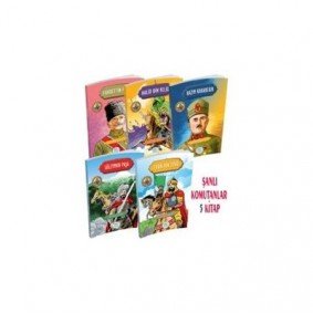 Şanlı Komutanlar İz Bırakanlar Serisi 5 Kitap Set Şanlı Komutanlar İz Bırakanlar Serisi 5 Kitap Set