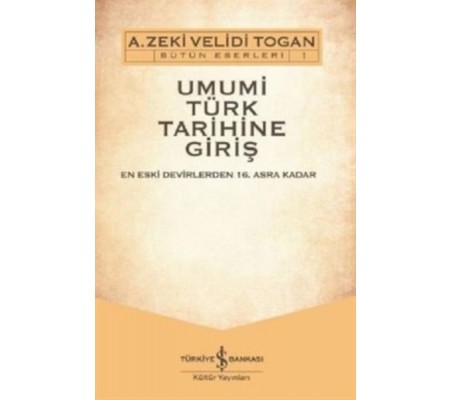 Umumi Türk Tarihine Giriş (2 Cilt - CD'li)