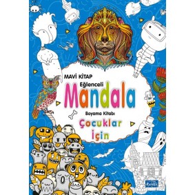 Çocuklar İçin Mandala Mavi Çocuklar İçin Mandala Mavi
