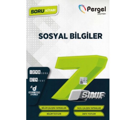 Pergel 7. Sınıf Sosyal Bilgiler Soru Kitabı (Yeni)