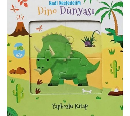 Hadi Keşfedelim - Dino Dünyası Yapbozlu Karton Kitap Hadi Keşfedelim - Dino Dünyası Yapbozlu Karton Kitap