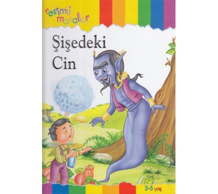 Resimli Masallar - Şişedeki Cin (Ciltli)