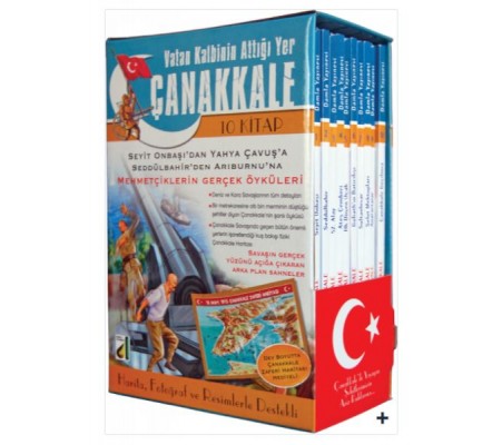 Vatan Kalbinin Attığı Yer Çanakkale (10 Kitap Takım