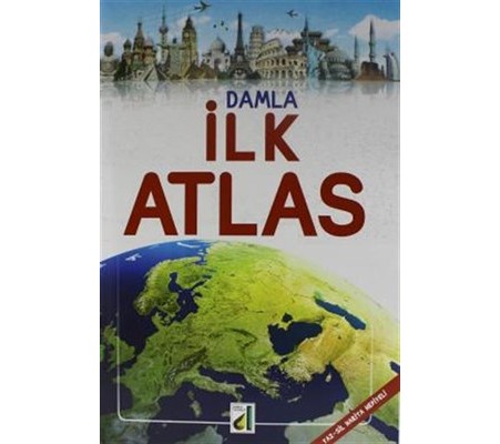 Damla İlk Atlas (Yaz Sil Harita Hediyeli)