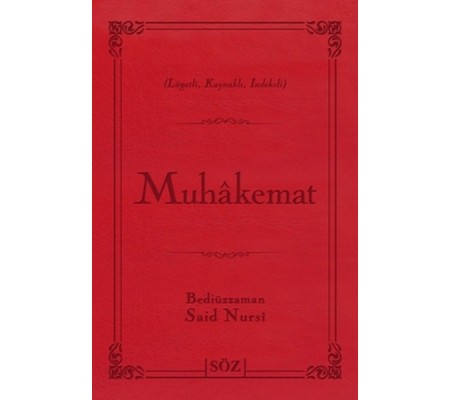 Muhakemat (Büyük Boy - İki Renkli)