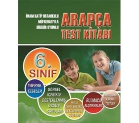 6. Sınıf Arapça Test Kitabı  İmam Hatip Lisesi Müfredatıyla Birebir Uyumlu