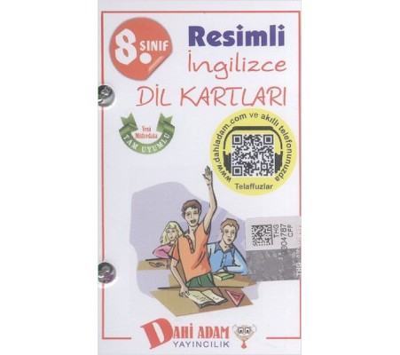 Dahi Adam 8. Sınıf Resimli İngilizce Dil Kartları