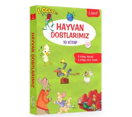 1. Sınıf Hayvan Dostlarımız Serisi - 10 Kitaplık Set