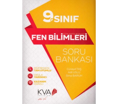 KVA 9. Sınıf Fen Bilimleri Soru Bankası (Yeni)