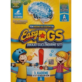 Easy Dikkati Güçlendirme Seti 3. Kademe A 5-8 Yaş (1 Kitap)