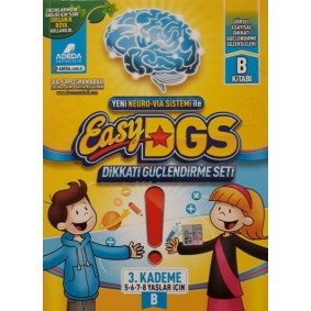 Easy Dikkati Güçlendirme Seti 3. Kademe B 5-8 Yaş (1 Kitap)