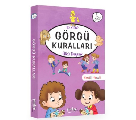 1. Sınıf Görgü Kuralları Serisi - 10 Kitaplık Set